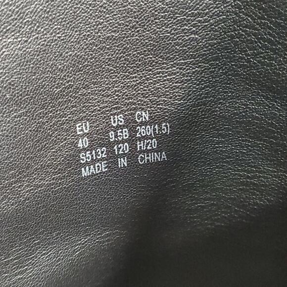 Stuart Weitzman Langdon Over The Knee Boot 5050 Leather Black Size US 9.5 - Picture 7 of 10